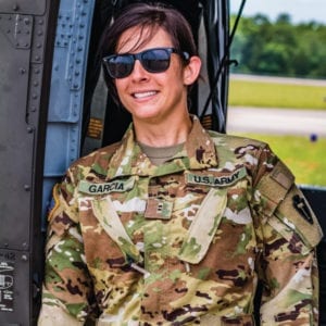 Stephanie Garcia during her military service