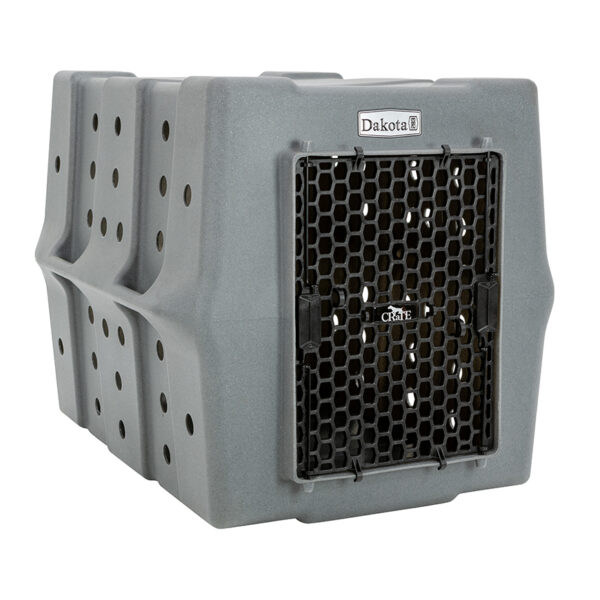 Dakota 283 CRaTE Large Plastic Economy Dog Kennel Dark Granite